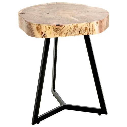 XXXL ODKLÁDACÍ STOLEK, akácie, černá, barvy akácie