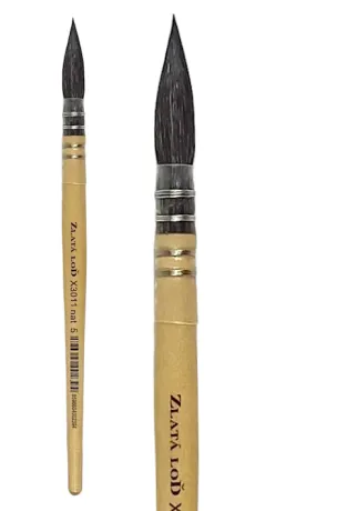 Kulatý štětec Zlatá loď X3011 – velikost 4