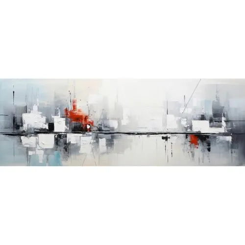 XXXL OBRAZ NA HLINÍKOVÉ DESCE, abstraktní, 140/50/2 cm