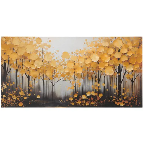 XXXL OBRAZ NA HLINÍKOVÉ DESCE, stromy, 100/50/2 cm