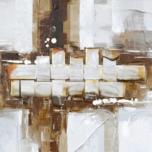 Monee OLEJOMAĽBA, abstraktné, 30/30 cm