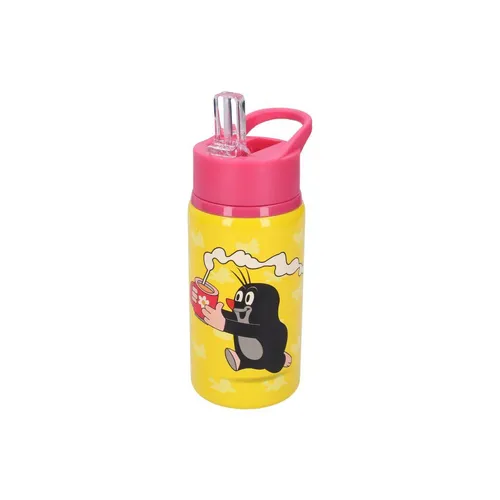 Fľaša nerez Krtko 500 ml ružová