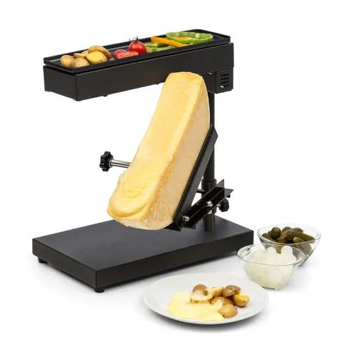 Klarstein Appenzell Peak Raclette mit Grill 1000W Thermostatschalter schwarz