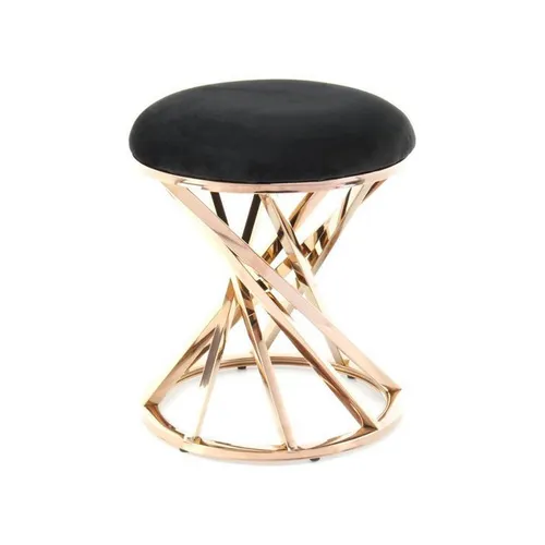 XXXL TABURET, kov, textil, 40/49/40 cm