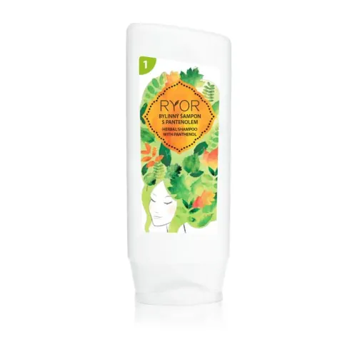 Ryor Hair Care bylinný šampon s panthenolem 200 ml