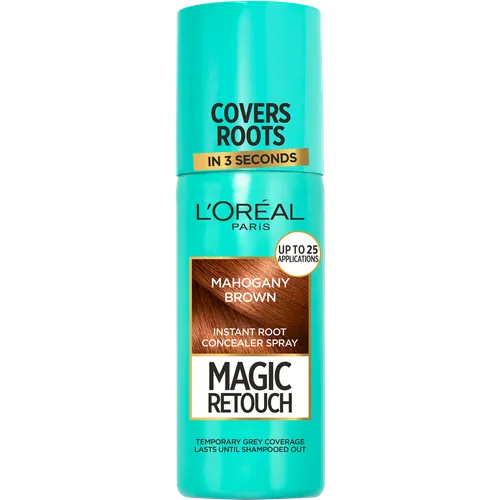 L'Oréal Paris Magic Retouch sprej na vlasy na zakrytie odrastov mahagónová hnedá, 75 ml