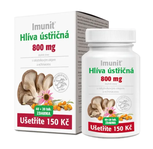 Simply You Hlíva ústř. 800 mg rakyt.+echin.Imunit 60 tobolek