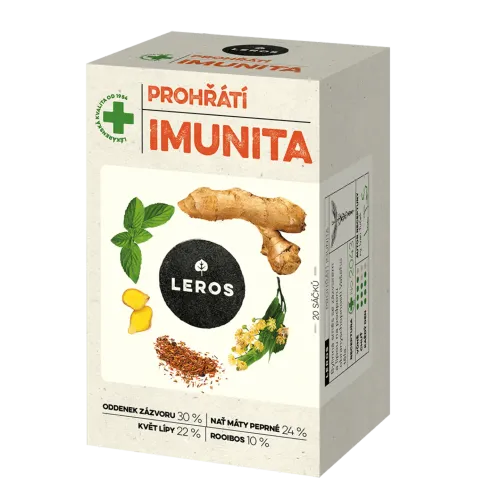 Leros Imunita prohřátí Zázvor & Lípa 20 x 2 g