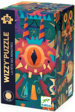 Puzzle metalické Monster party - 50 pcs