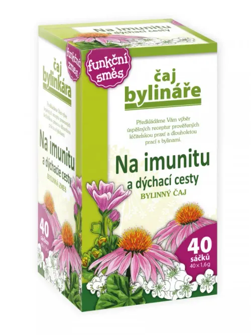 Bylinář Bylinný čaj Na imunitu a dýchací cesty 40 x 1.6 g