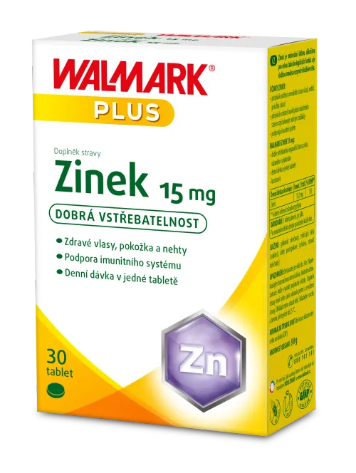 Walmark Zinek 15mg 30 tablet