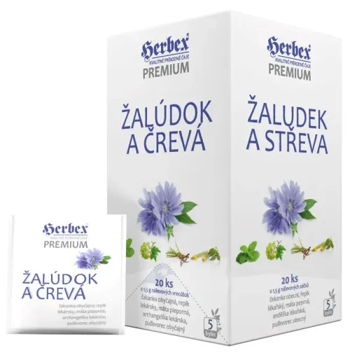 Herbex Žaludek a střeva 20 x 1,5 g