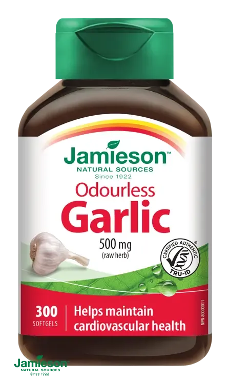 Jamieson Česnek bez zápachu 500 mg 300 kapslí