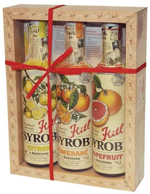 Kitl Syrob Citron + Pomeranč + Grapefruit 3 x 0,5 l