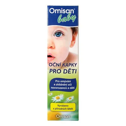 Omisan Baby Oční Kapky Pro Novorozence A Děti 50ml