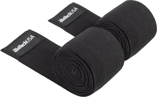 BioTech USA Knee wraps 200 cm schwarz universal