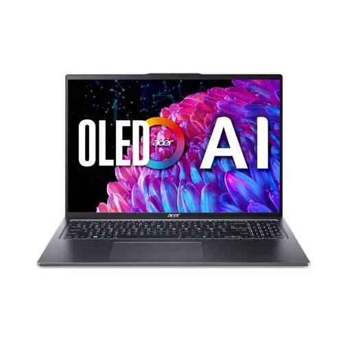 Acer Swift Go 16 OLED, SFG16-72, Portátil Ultrafino, 16", Intel Core Ultra 9, 32GB RAM, 2TB SSD, Intel ARC Graphics