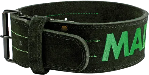 MadMax Suede Single Prong Belt MFB-301 schwarz L (large)