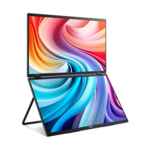 Acer PD3, PD193QE, Bærbar skærm, 18.5" FHD IPS, HDMI USB-C, Sort