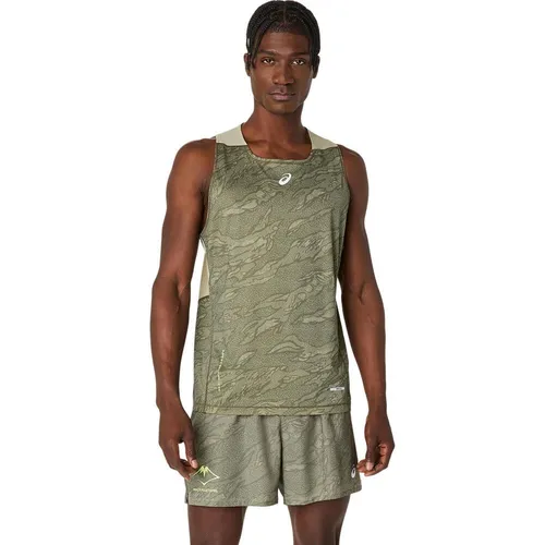 Fujitrail Běžecké Tričko Muži-Zelená,Černá