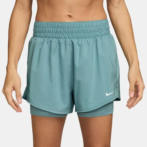 One Dri-Fit High Rise 3In 2N1 Šortky Dámy - Šalvěj