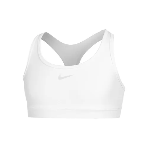 Dri-Fit Swoosh Sportovní Podprsenka Dívky - Bílá