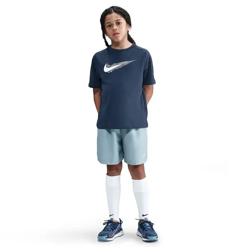 Dri-FIT Multi Tričko Děti - tmavě modrá, bílá