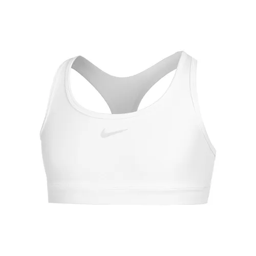 Dri-Fit Swoosh Sportovní Podprsenka Dívky-Bílá
