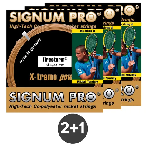 3x Firestorm Metallic Výpletová Sada 12,2m - Zlatá