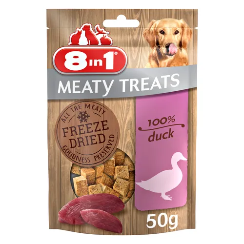 8in1 Meaty Treats - 2 x kačacie prsia (2 x 50 g)