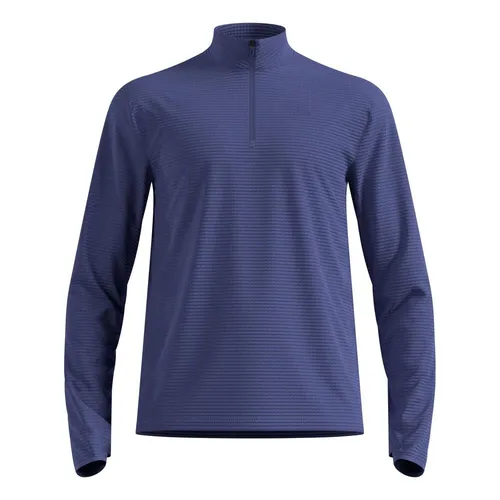 Essential Thermal Midlayer 1/2 Zip Běžecké tričko Muži - modrá,