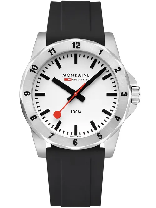 Mondaine MSN.4211B.RB Herrenuhr Numeri 42mm 10ATM