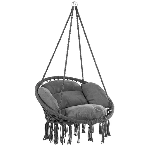 Hängesessel Anthrazit 80x60x140cm