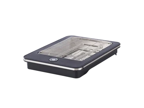 OBH NORDICA Classic flat brødrister svart avtagbart smulebrett 2632