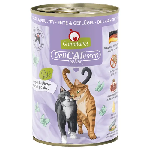 Πακέτο Προσφοράς GranataPet DeliCatessen 24 x 400 g - Πάπια & Πουλερικά