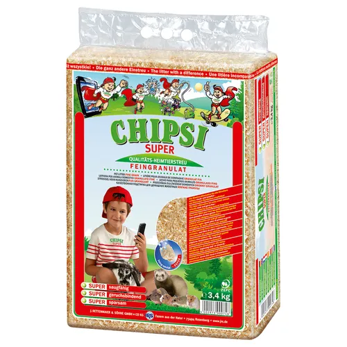 Chipsi Super burströ - 2 x 3,4 kg
