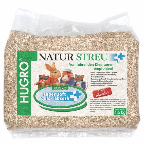 Hugro naturströ -2 x 1,5 kg
