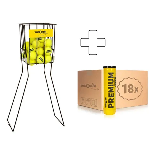 18 x 4ks v dóze Premium Navíc koš na míče