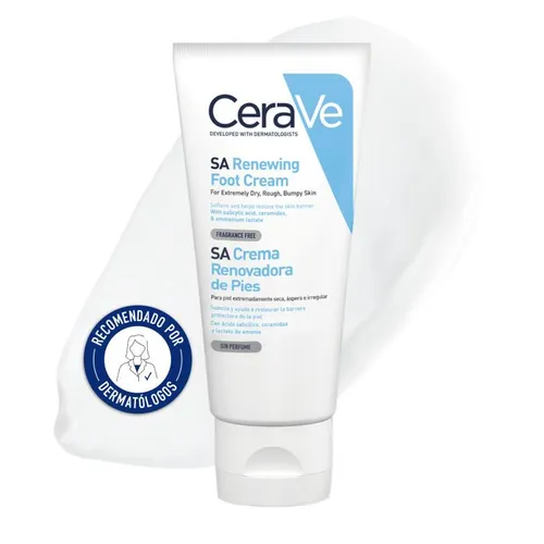 CeraVe Crema Renovadora de Pies con Ácido Salicílico 88 ml
