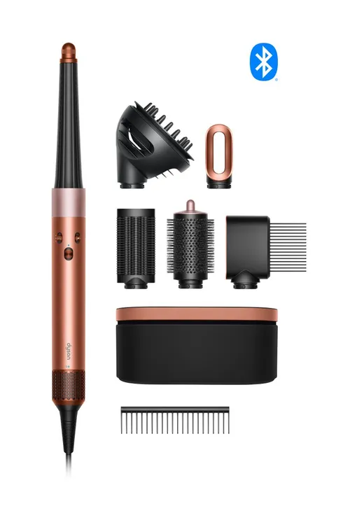 Dyson Airwrap i.d. Curly+Coily multi-styler ja hiustenkuivaaja (Amber Silk)