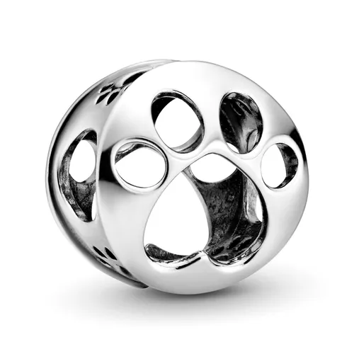 Pandora 798869C00 Silber Bead-Charm Pfotenabdruck