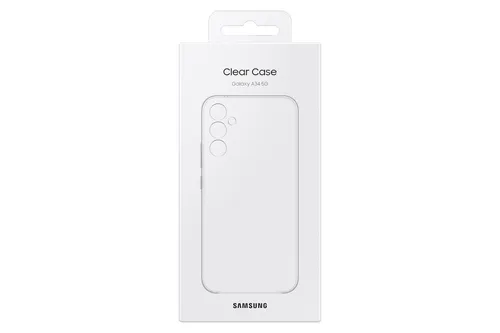 Etui Samsung Clear Case do Galaxy A34 przezroczyste