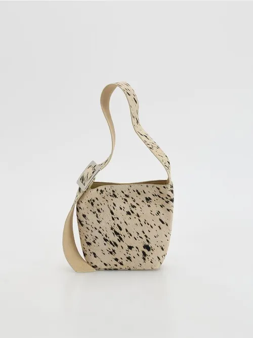 Reserved - Skórzana torebka na ramię - wielobarwny