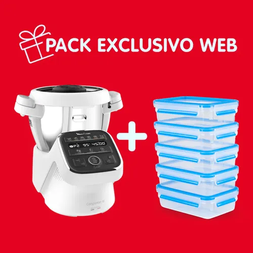 Moulinex Pack refeições para a semana: Companion XL + caixas herméticas