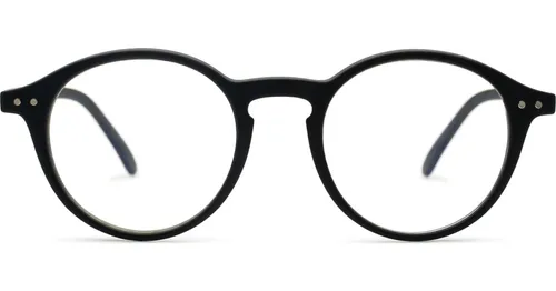 Izipizi Screen #D Black - blaufilter Brillen [Computerbrillen], rund, unisex, schwarz