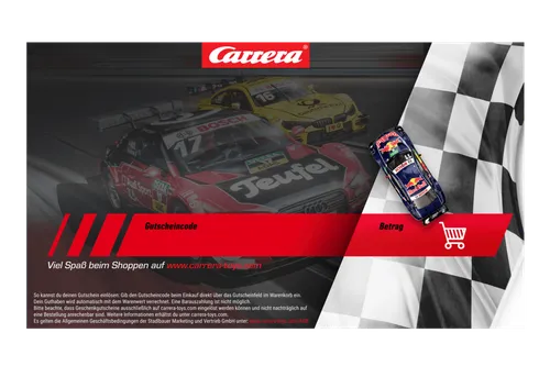 Carrera Geschenk-Gutschein - € 100,00