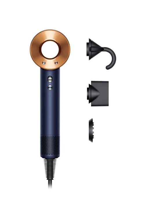 Dyson Supersonic hiustenkuivaaja Straight+Wavy (Prussian blue/Rich copper)