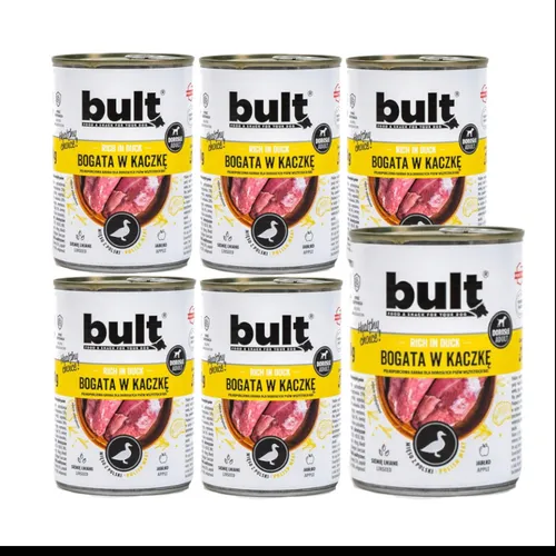 BULT Bogata w kaczkę - mokra karma dla psa - 6x400g