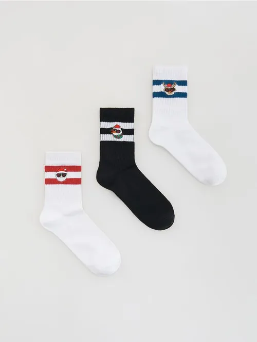 Reserved - Skarpetki 3 pack - biały