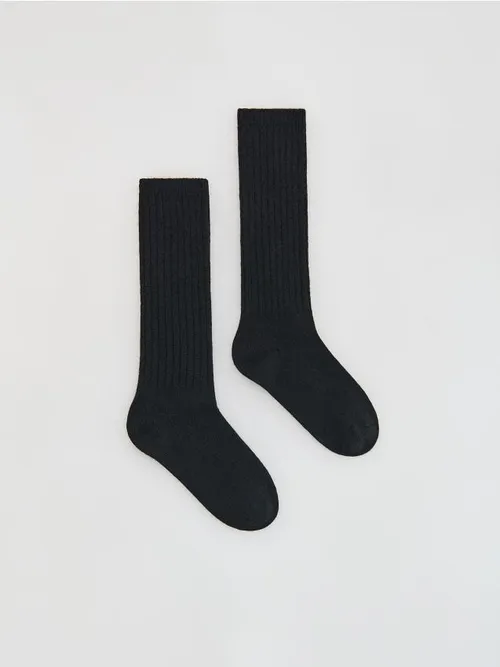 Reserved - Skarpetki z wełną i domieszką kaszmiru - czarny